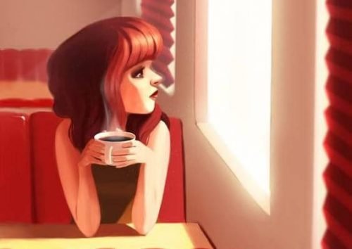 mulher-tomando-cafe-observando-janela