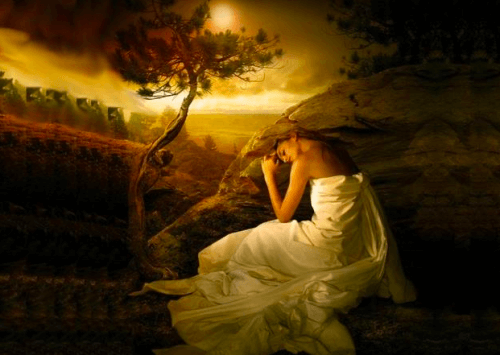 Mulher dormindo e não conseguindo "despertar" o nervo vago