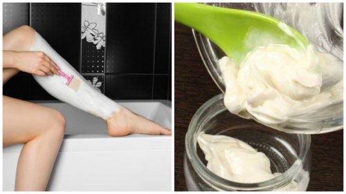 Creme depilatório natural para eliminar os pelos sem produtos químicos
