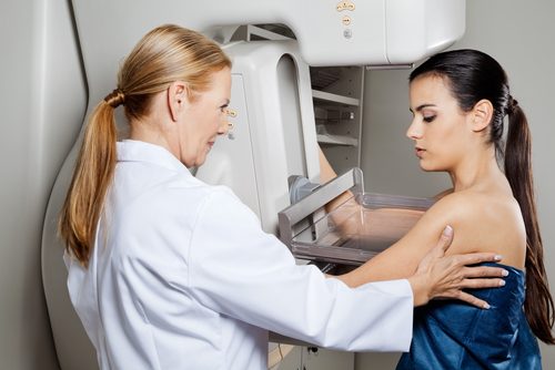 Paciente controlando câncer de mama