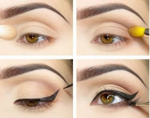 Delineado duplo nos olhos