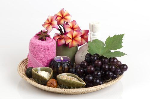 Máscara caseira de uvas contra o melasma