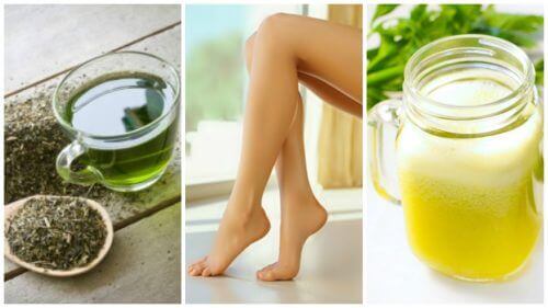 Alivie as pernas inflamadas com estes 6 remédios naturais