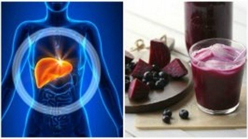 Suco de mirtilo e beterraba para desintoxicar o fígado