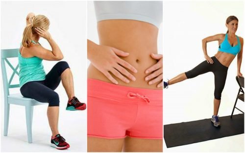 Use uma cadeira para reduzir a gordura abdominal