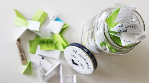 Frasco da felicidade