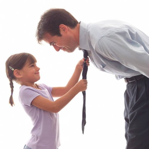 Pai e filha confidentes