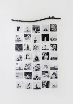 Cartaz com fotografias