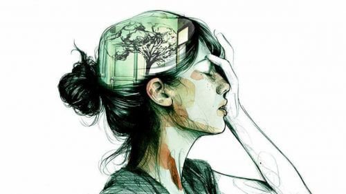 Mulher pensando que é melhor ficar só