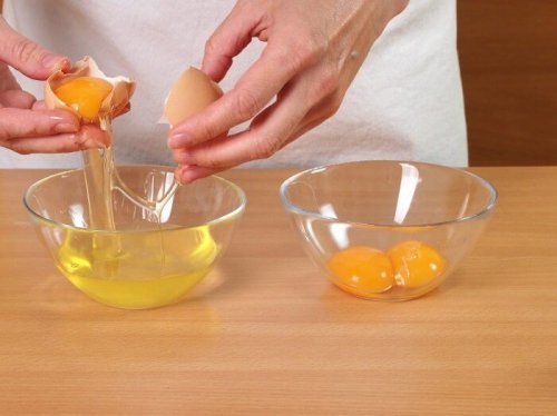 Diferentes usos da clara do ovo
