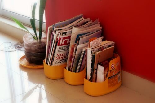 Revisteiros para reaproveitar garrafas plásticas