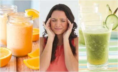 5 deliciosos sucos e vitaminas para combater a enxaqueca