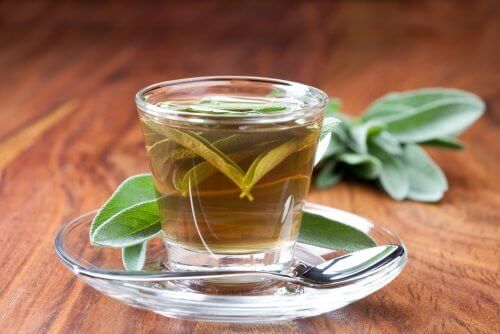 Infusão de sálvia