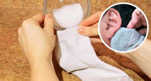 Sal para remover a água dos ouvidos