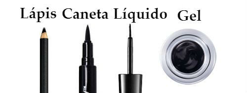 Tipos de delineador de olhos