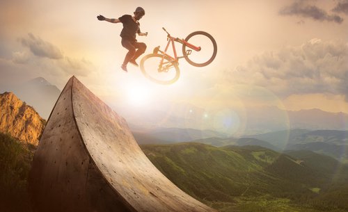 A adrenalina dos esportes radicais