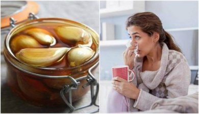 Remédio caseiro de mel e alho para fortalecer a saúde respiratória