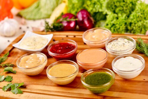 Molhos que não contribuem para a dieta para perder peso