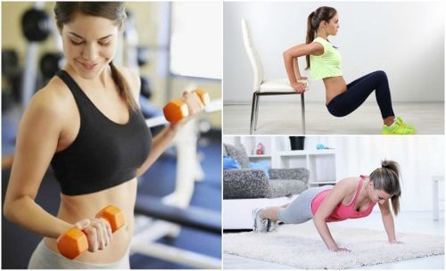 Reduza a flacidez de seus braços praticando 6 exercícios simples Reduza a flacidez de seus braços praticando 6 exercícios simples