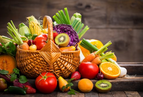 Dieta à base de frutas e vegetais