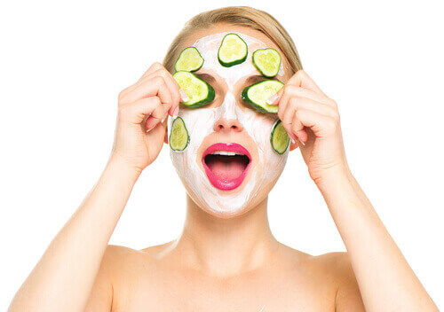 Màscara de pepino contra as olheiras