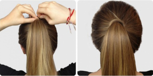 Pentado simples de rabo de cavalo