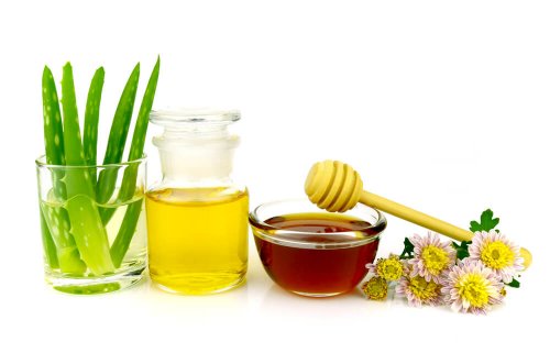 Removedor de maquiagem com aloe e mel