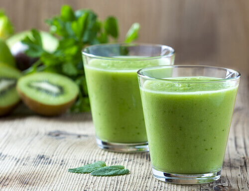 Suco verde para reduzir o estresse