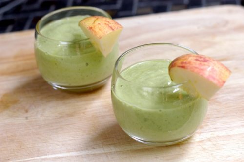 Vitamina de abacate e maçã