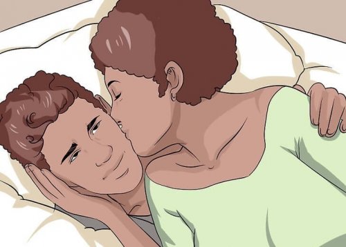 Mulher expressando amor ao seu parceiro sem palavras