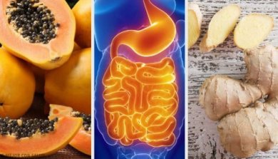 Frutas e ervas para aliviar problemas digestivos
