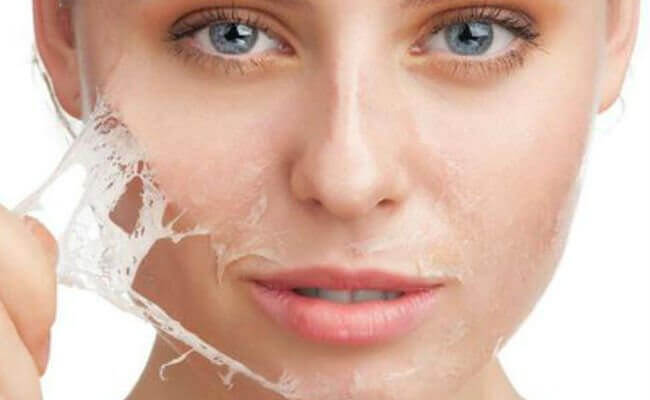 Máscara facial aderente