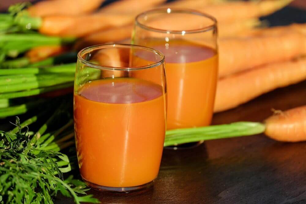 Suco de cenoura