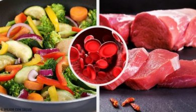 Alimentos para alcançar níveis normais de hemoglobina