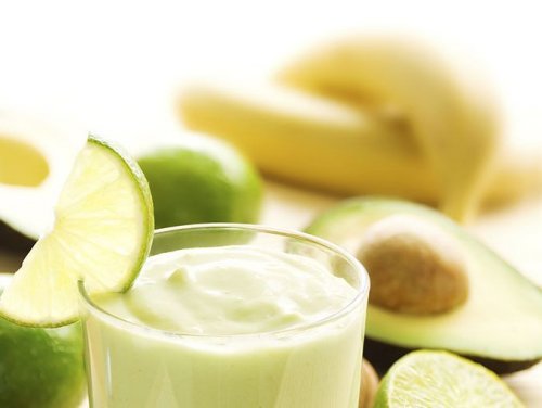Vitamina de abacate e banana