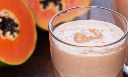 Vitamina de mamão para melhorar sua digestão