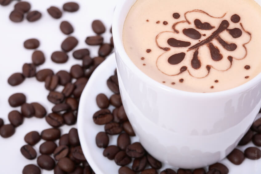 Café decorado