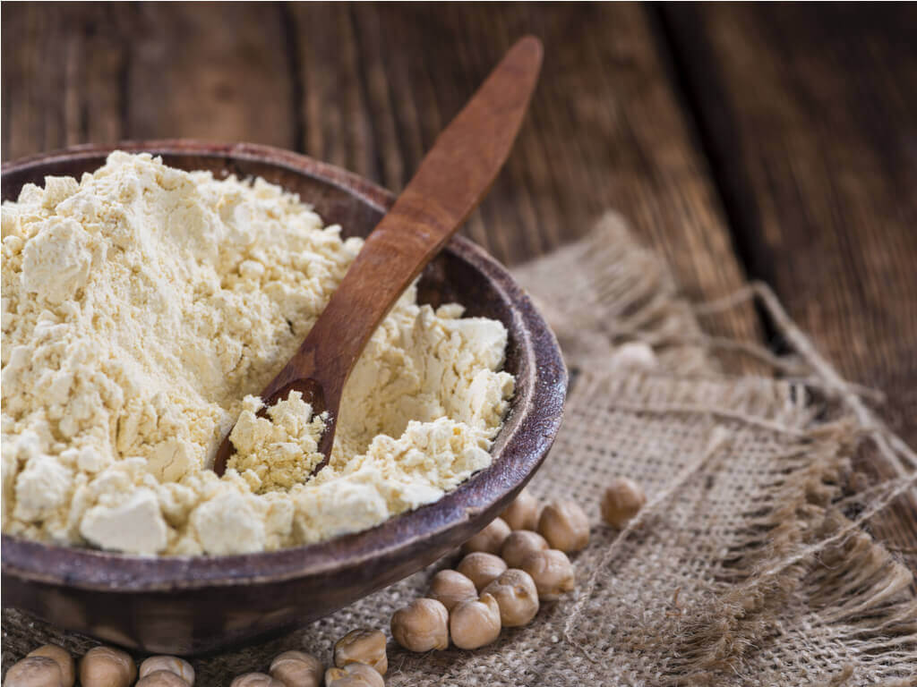 Farinha de grão de bico