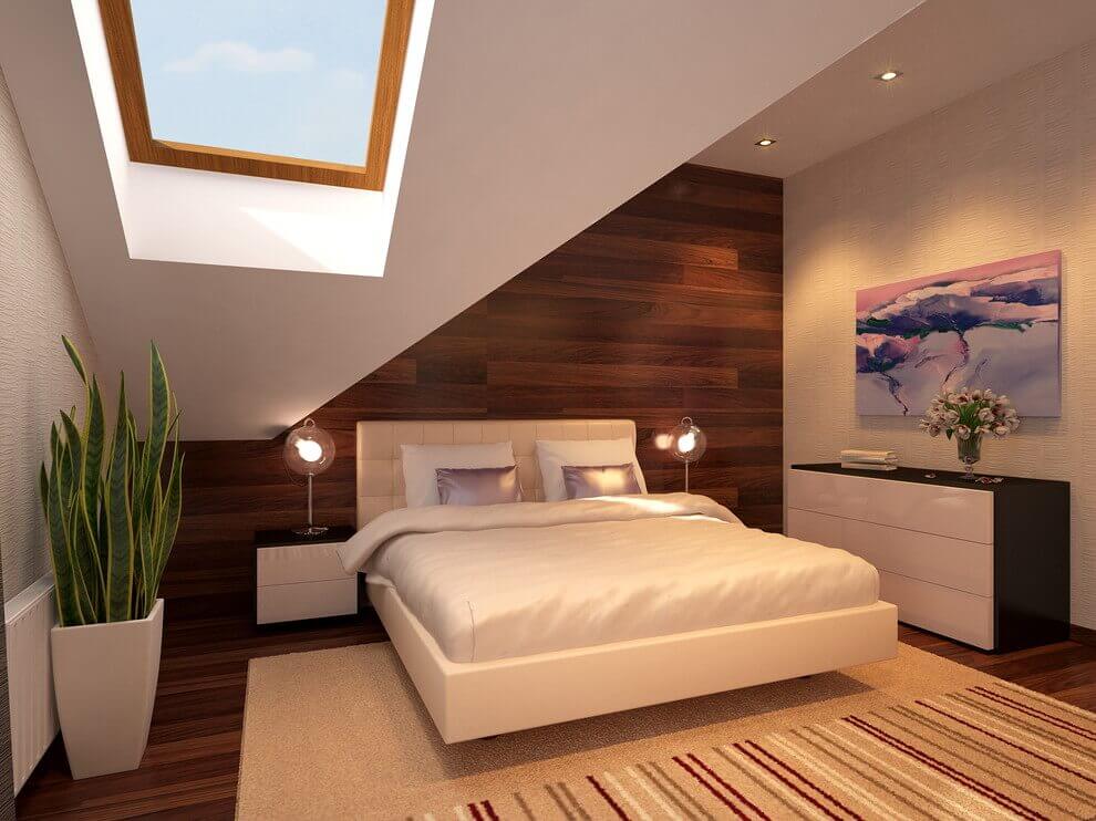 Quarto organizado e decorado