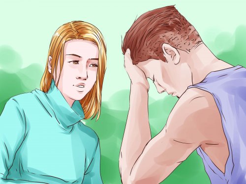 Mulher conversando com um amor não correspondido