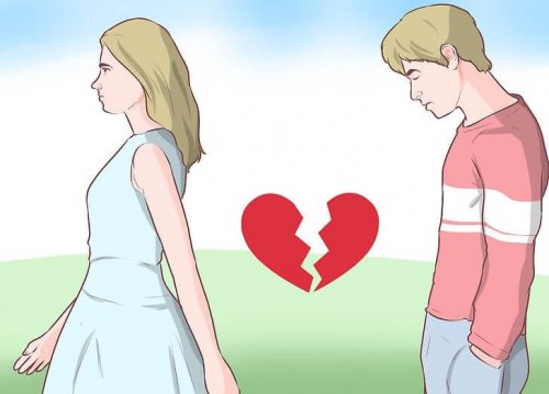 Mulher que acaba de romper o relacionamento