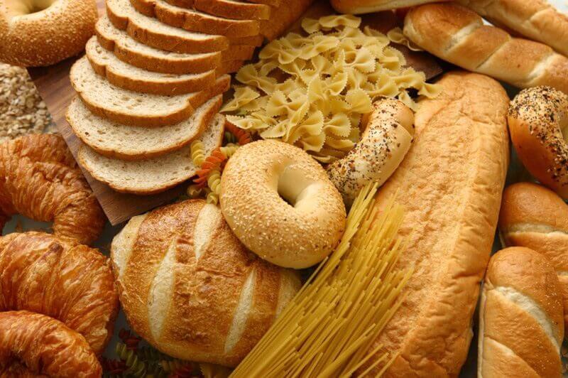 Alimentos feitos de farinhas refinadas