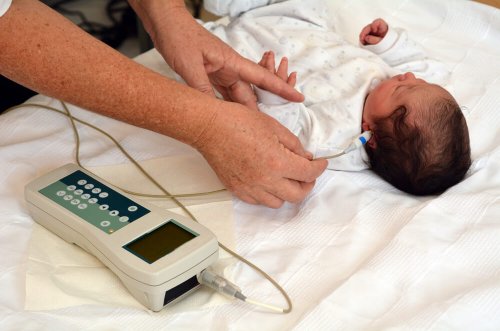 Bebê no médico