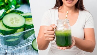 9 benefícios do suco de pepino