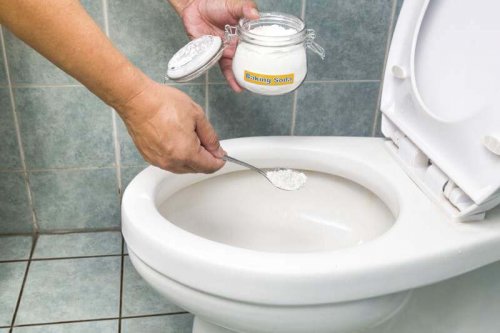 Bicarbonato serve para remover a sujeira do vaso