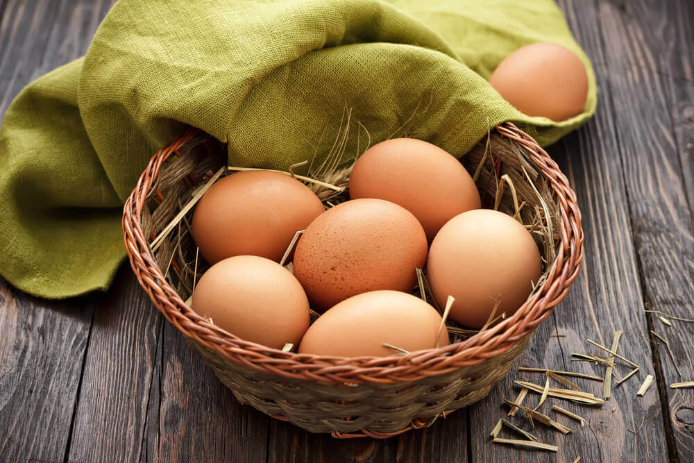 Cesta de ovos