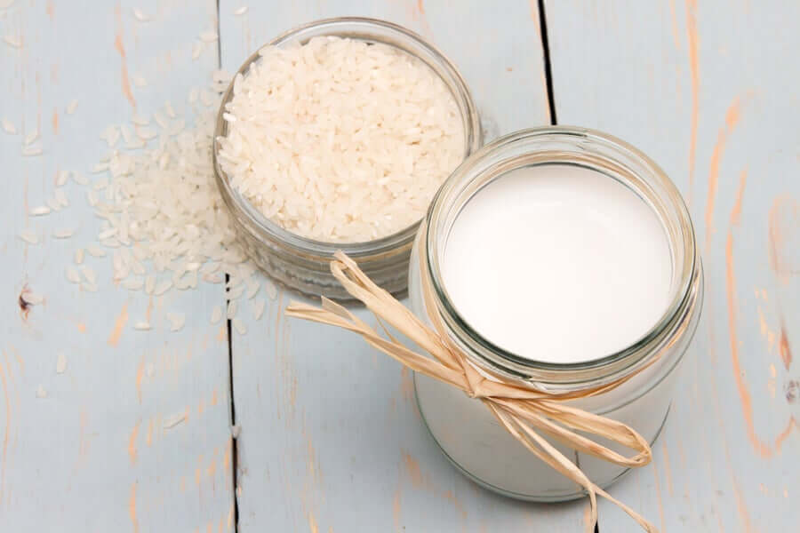 esfoliantes faciais de arroz