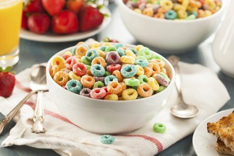 Deve evitar no café da manhã incluir cereais com açúcar