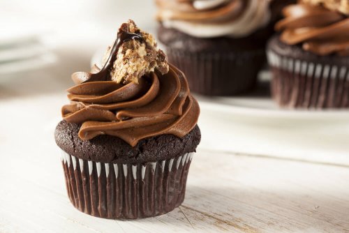 Cupcake de chocolate