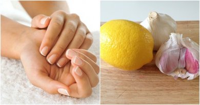 Endurecedor de alho e limão para fortalecer as unhas